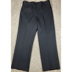 Vintage MESQUITE NIVER Western Wear Pants Black Mens 37x30 Pearl Snap